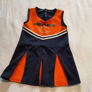 Chicago Bears Youth Cheer Dress - Orange & Navy